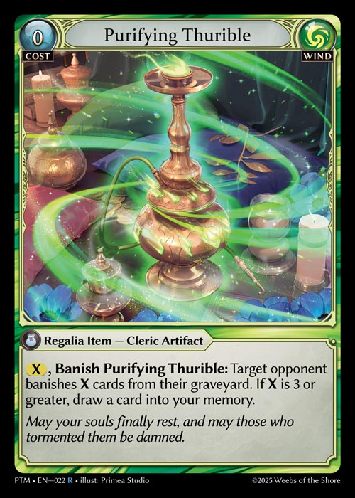 types of rare pokemon cards PTM-022 Purifying Thurible (Rare) – TCG Corner