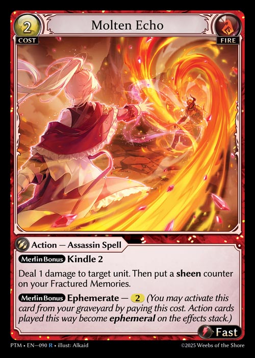 PTM-090 Molten Echo (Rare) – TCG Corner