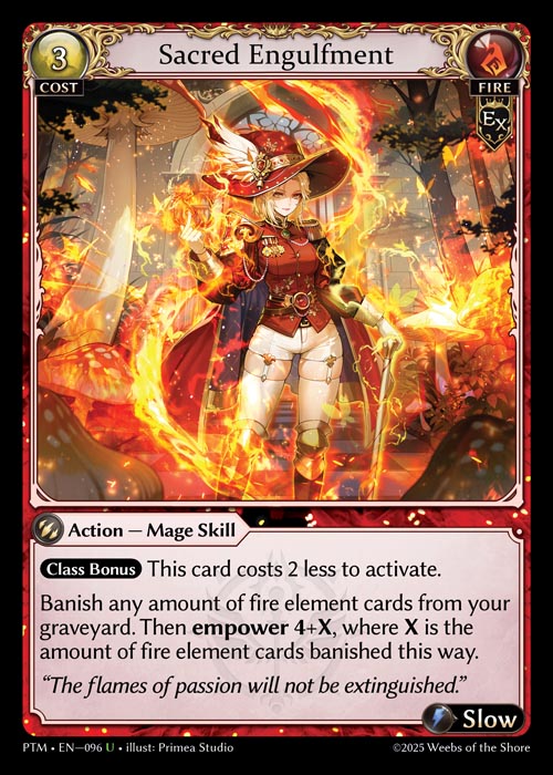さき。 PTM-096 Sacred Engulfment (Uncommon) – TCG Corner
