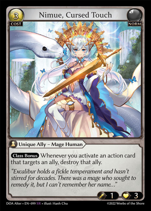 DOA Alter-099 Nimue, Cursed Touch (Super Rare) – TCG Corner