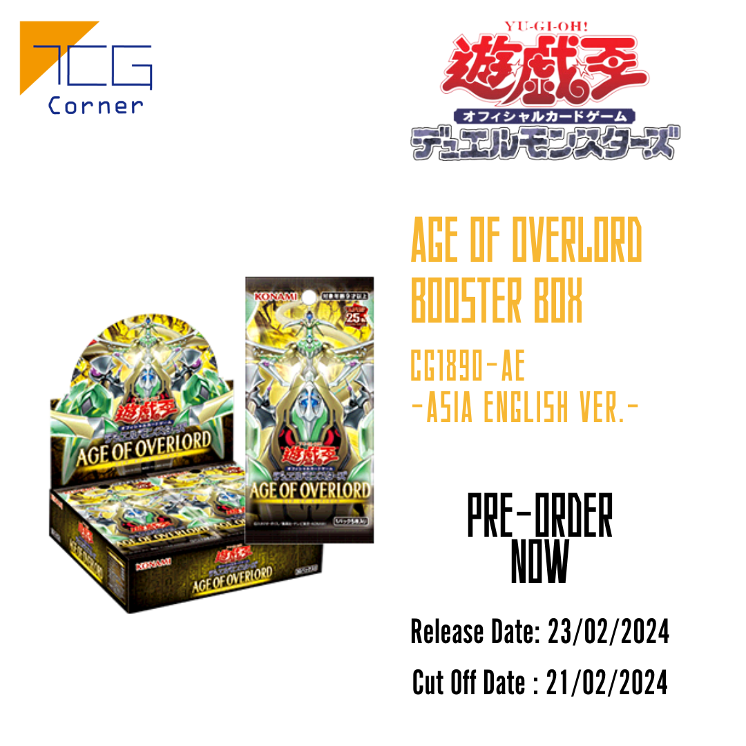 Yu-Gi-Oh! Official Card Game Duel Monsters 1202 Age Of Overlord Booste Yu-Gi-Oh! Official Card Game Duel Monsters 1202 Age Of Overlord Booste