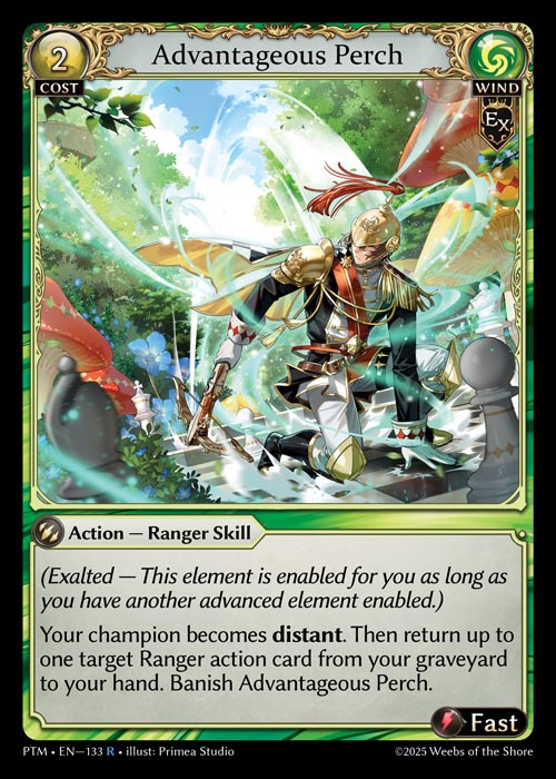 PTM-133 Foil-Advantageous Perch (Rare) – TCG Corner