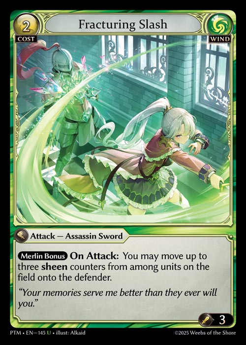 PTM-145 Foil-Fracturing Slash (Uncommon) – TCG Corner