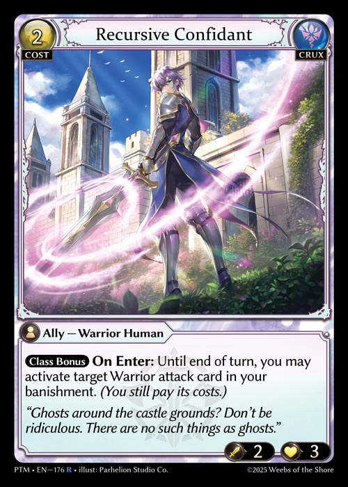 PTM-176 Recursive Confidant (Rare) – TCG Corner