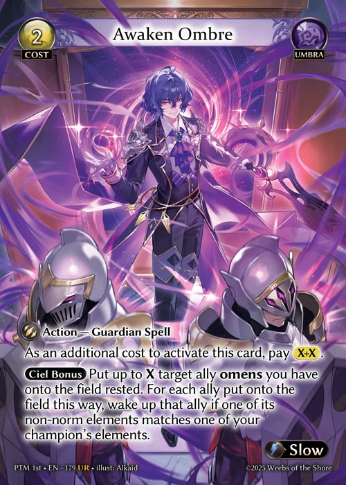 PTM 1st-179 Awaken Ombre (Ultra Rare) – TCG Corner