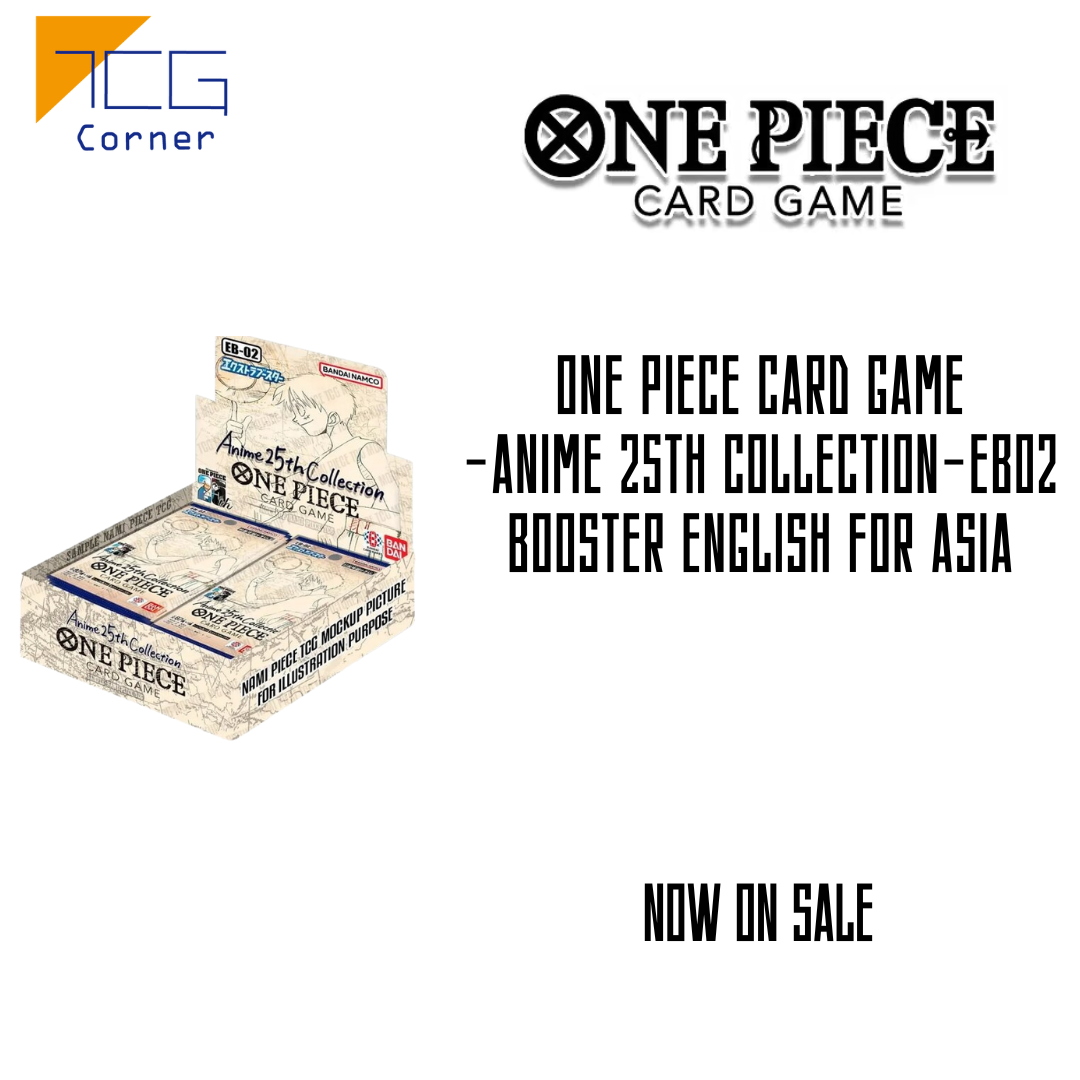 One Piece Card Game -Anime 25th Collection-EB02 Booster English For As TCG Corner One Piece Card Game -Anime 25th Collection-EB02 Booster English For As TCG Corner