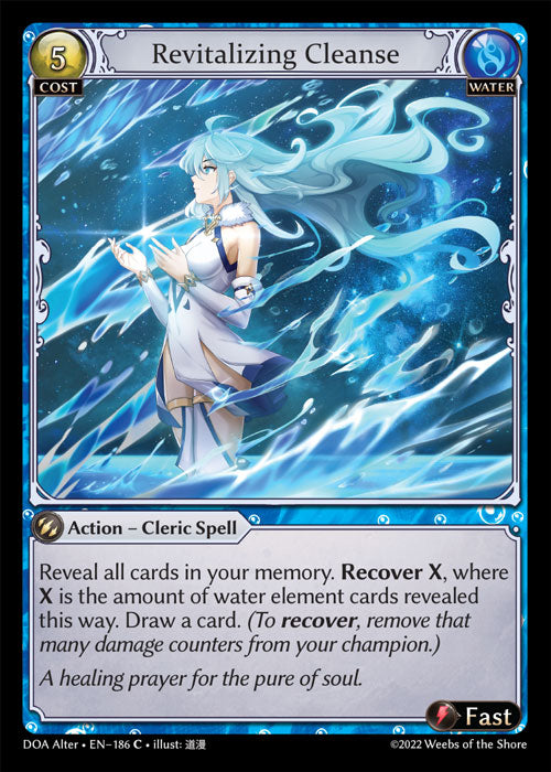 DOA Alter-186 Revitalizing Cleanse (Common) – TCG Corner