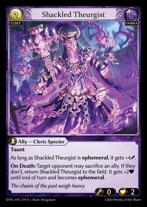 マジック　ザ　ギャザリング DTR-219 Shackled Theurgist (Rare) – TCG Corner