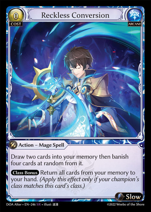 buddyfight rare cards DOA Alter-246 Reckless Conversion (Super Rare) – TCG Corner