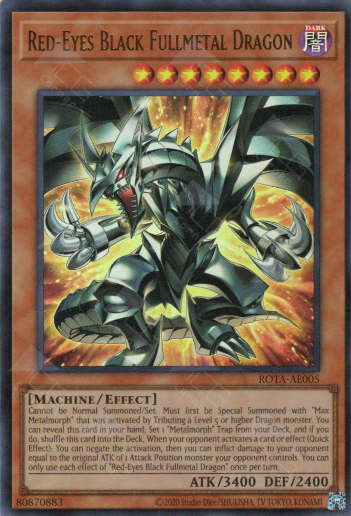 Rota-AE005 Red-Eyes Black Fullmetal Dragon (UR) TCG Corner Rota-AE005 Red-Eyes Black Fullmetal Dragon (UR) TCG Corner
