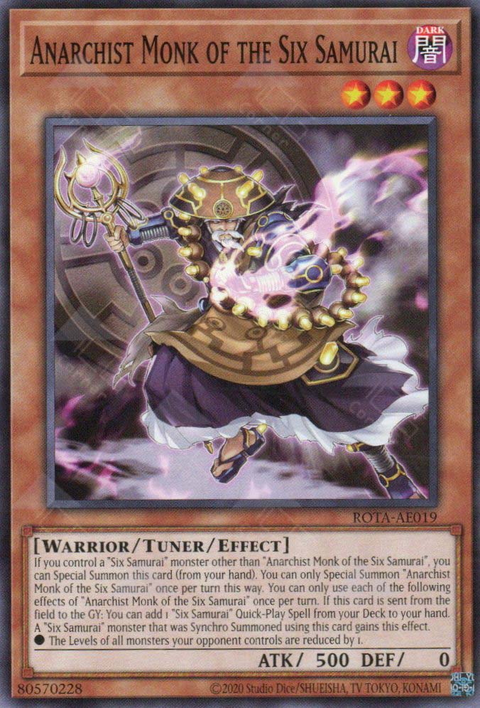 Rota-AE019 Anarchist Monk of the Six Samurai (N) – TCG Corner