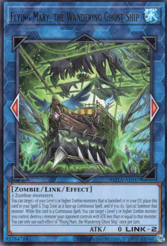 Rota-AE047 Flying Mary, The Wandering Ghost Ship (R) TCG Corner Rota-AE047 Flying Mary, The Wandering Ghost Ship (R) TCG Corner
