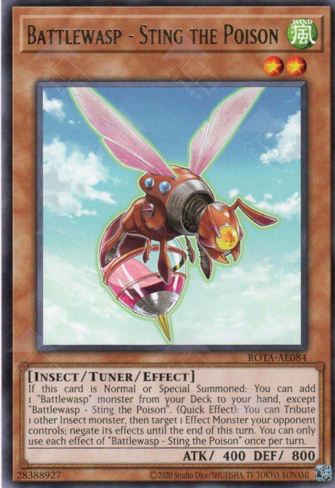 yugioh battlewasp cards Rota-AE084 Battlewasp