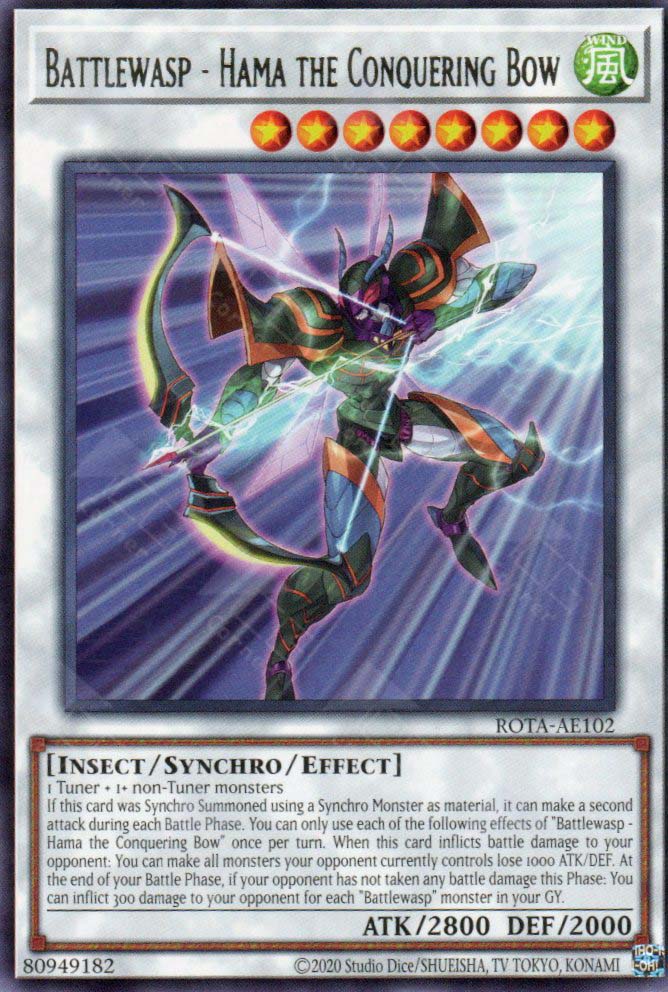 battlewasp yugioh deck Rota-AE102 Battlewasp