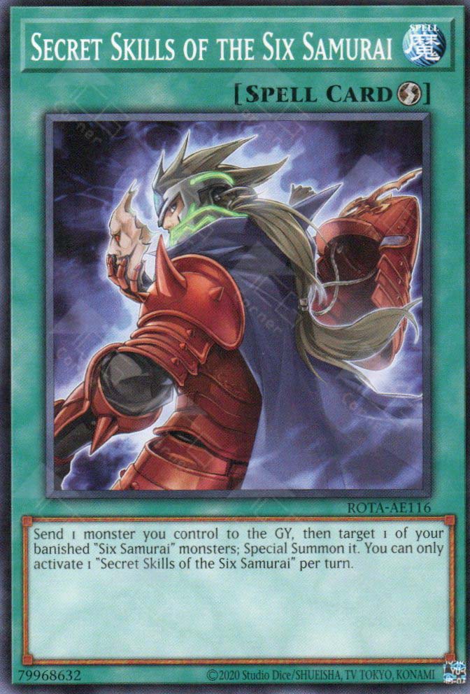 Rota-AE116 Secret Skills of the Six Samurai (N) TCG Corner Rota-AE116 Secret Skills of the Six Samurai (N) TCG Corner