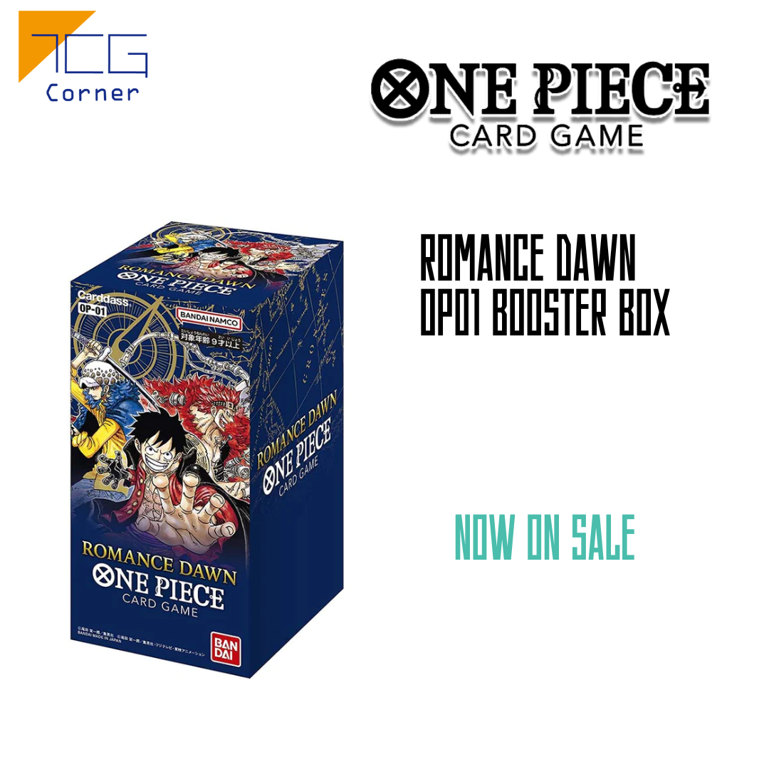One Piece Card Game -ROMANCE DAWN - OP01 Booster Japanese TCG Corner One Piece Card Game -ROMANCE DAWN - OP01 Booster Japanese TCG Corner