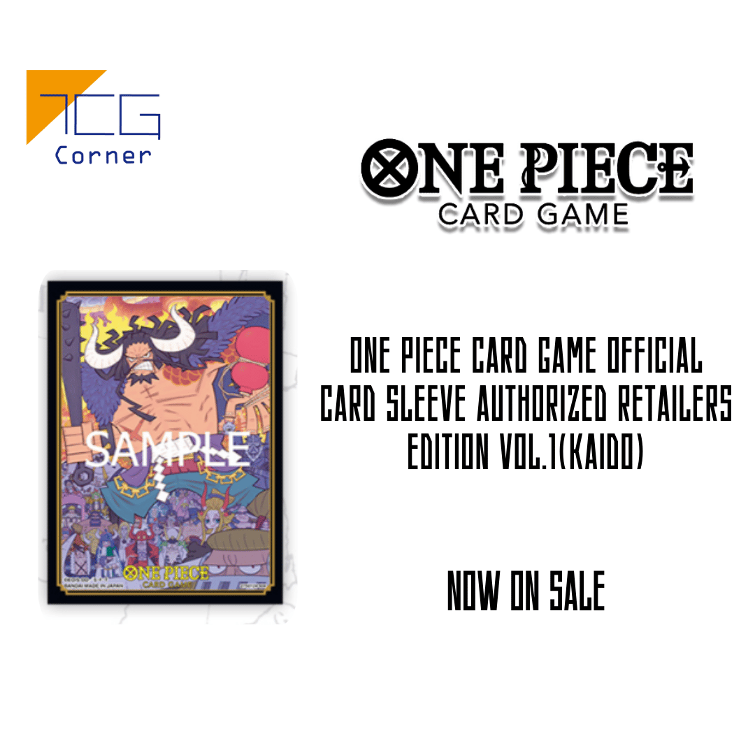 One Piece Card Game Official Card Sleeve AUTHORIZED RETAILERS EDITION TCG Corner One Piece Card Game Official Card Sleeve AUTHORIZED RETAILERS EDITION TCG Corner