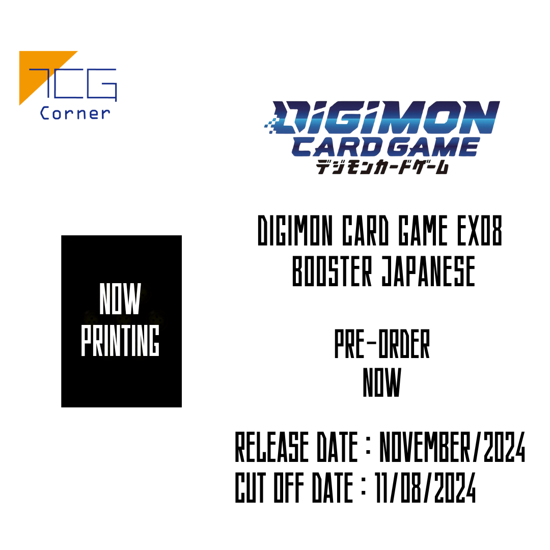 digimon card game ex08 Digimon Card Game EX08 Booster Japanese Pre-Order – TCG Corner