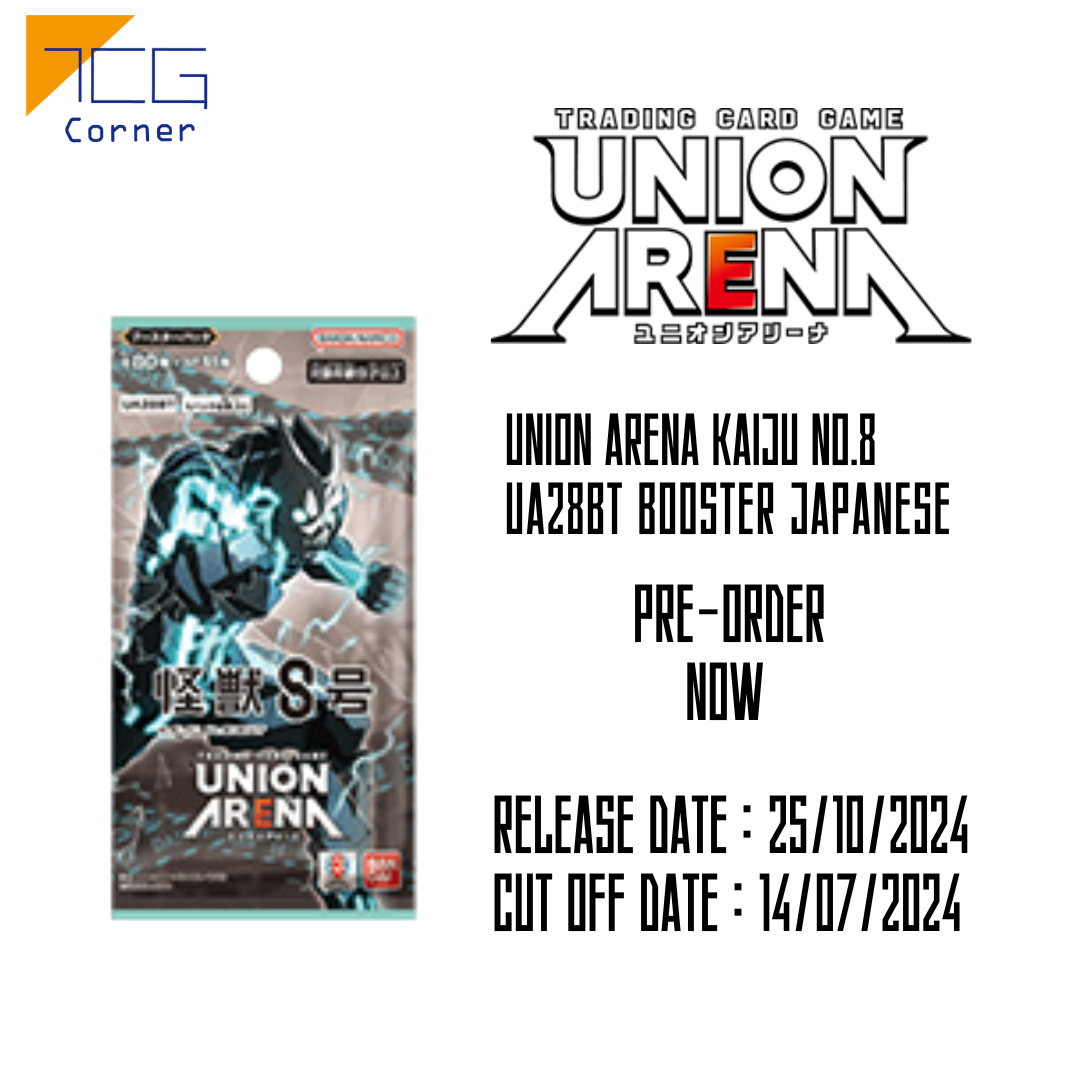Union Arena Kaiju No.8 UA28BT Booster Japanese Pre-Order – TCG Corner