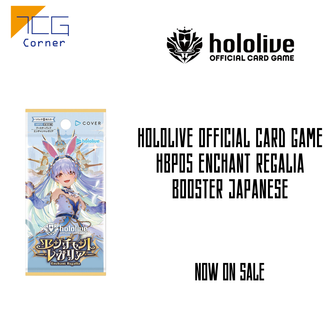 Hololive Official Card Game hBP05 Enchant Regalia Booster Japanese