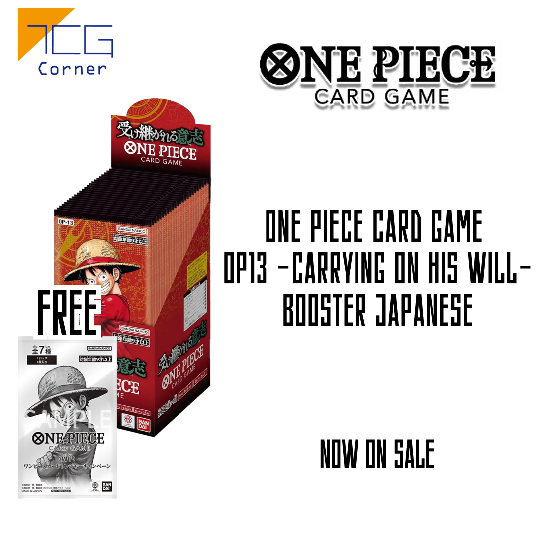 One Piece Card Game OP13 -Carrying on His Will- Booster Japanese