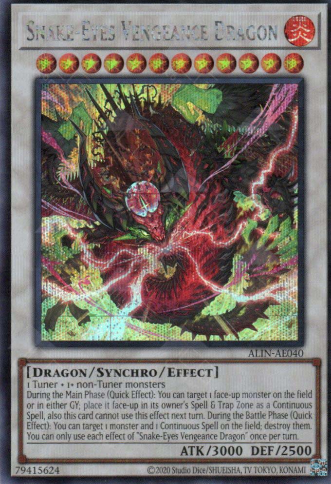 ALIN-AE040 Snake-Eyes Vengeance Dragon (SER) – TCG Corner