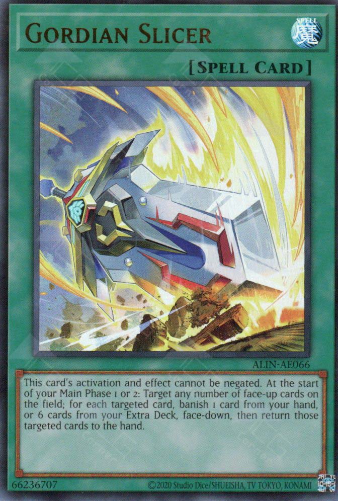 ALIN-AE066 Gordian Slicer (UR) TCG Corner ALIN-AE066 Gordian Slicer (UR) TCG Corner