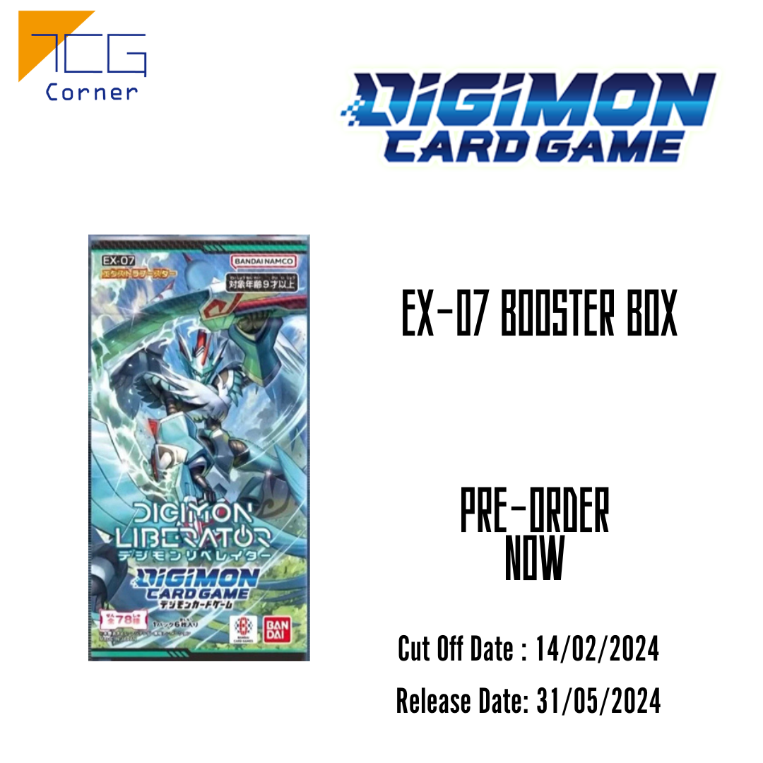 Digimon Booster Pack (EX07) Pre-order – TCG Corner