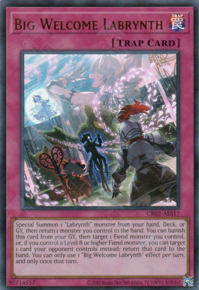 CR02-AES17 Big Welcome Labrynth (UR) TCG Corner CR02-AES17 Big Welcome Labrynth (UR) TCG Corner