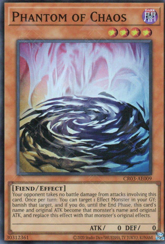 yugioh cards battle of chaos CR03-AE009 Phantom of Chaos (SR) – TCG Corner