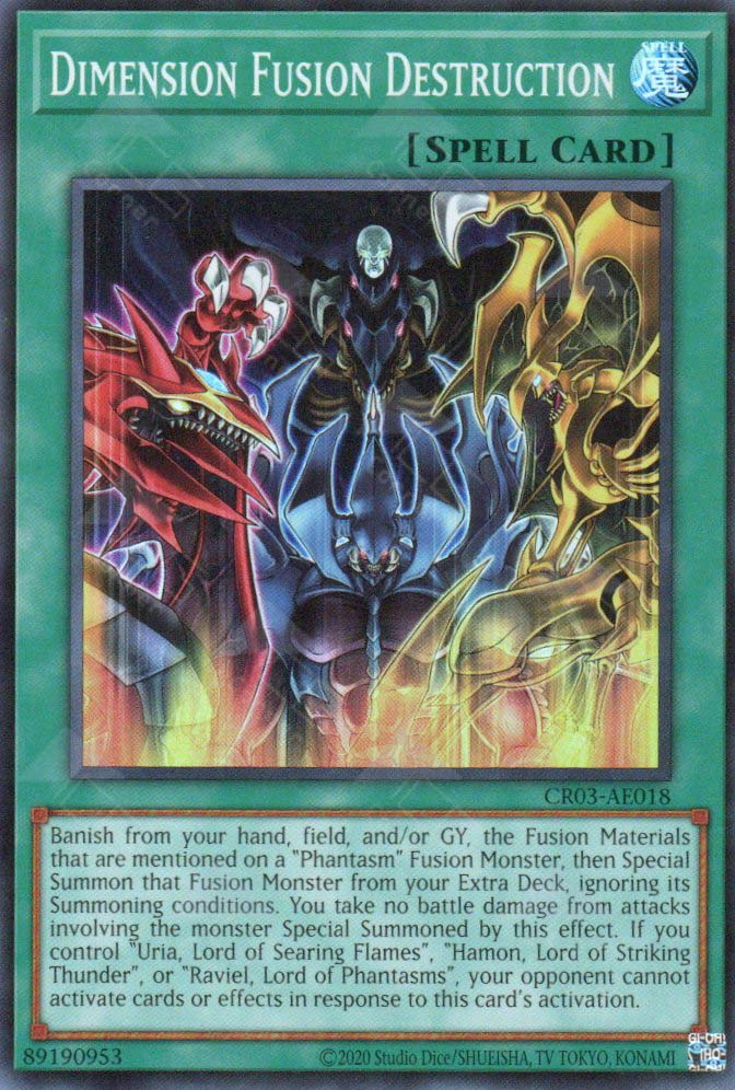 CR03-AE018 Dimension Fusion Destruction (SR) – TCG Corner