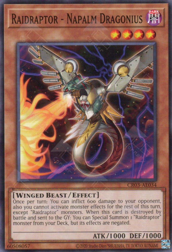 CR03-AE034 Raidraptor - Napalm Dragonius (N) TCG Corner CR03-AE034 Raidraptor - Napalm Dragonius (N) TCG Corner