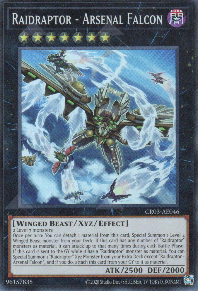 CR03-AE046 Raidraptor - Arsenal Falcon (SR) TCG Corner CR03-AE046 Raidraptor - Arsenal Falcon (SR) TCG Corner