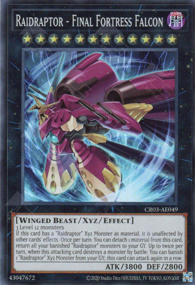 yugioh raidraptor structure deck CR03-AE049 Raidraptor