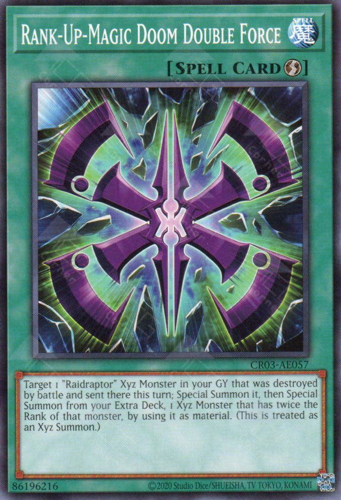 CR03-AE057 Rank-Up-Magic Doom Double Force (N) CR03-AE057 Rank-Up-Magic Doom Double Force (N)