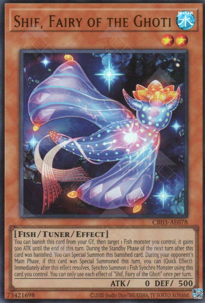yugioh deck fairy CR03-AE078 Shif, Fairy of the Ghotia (UR) – TCG Corner