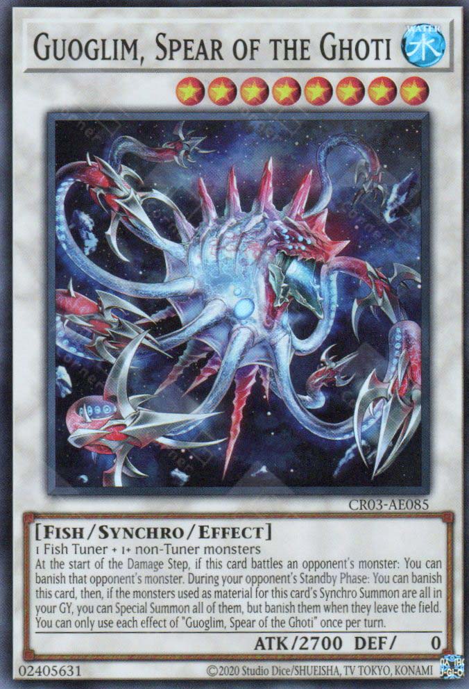 ghoti cards yugioh CR03-AE085 Guoglim, Spear of the Ghoti (SR)