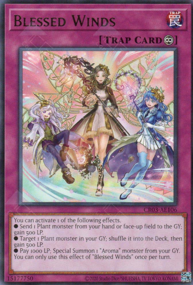 aromage cards yugioh CR03-AE106 Blessed Winds (R) – TCG Corner