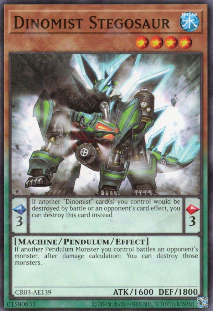 yugioh dinomist deck CR03-AE139 Dinomist Stegosaur (N) – TCG Corner