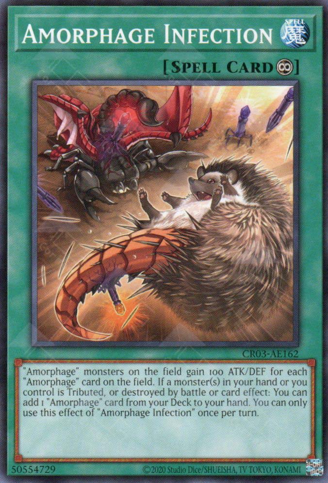 yugioh amorphage deck CR03-AE162 Amorphage Infection (N)