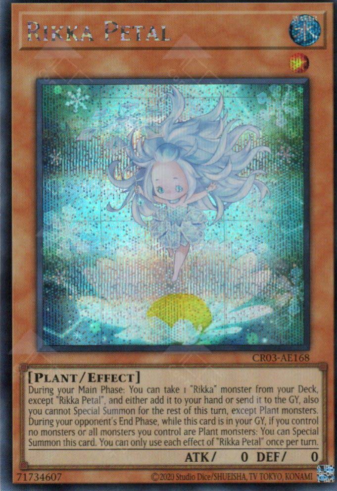 CR03-AE168 Rikka Petal (SER) – TCG Corner