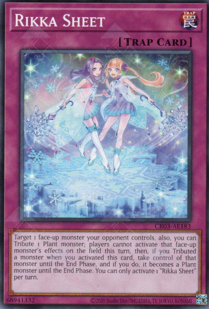 CR03-AE183 Rikka Sheet (N) – TCG Corner
