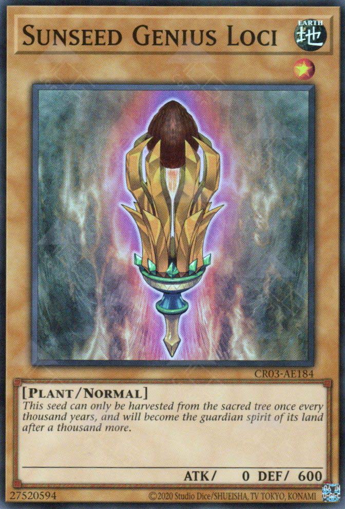 【希少】GENIUS LOCI CR03-AE184 Sunseed Genius Loci (SR) – TCG Corner