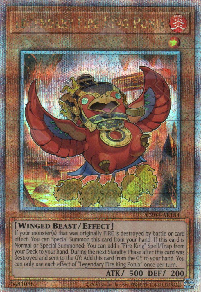 CR04-AES26 Legendary Fire King Ponix (QCSR) CR04-AES26 Legendary Fire King Ponix (QCSR)