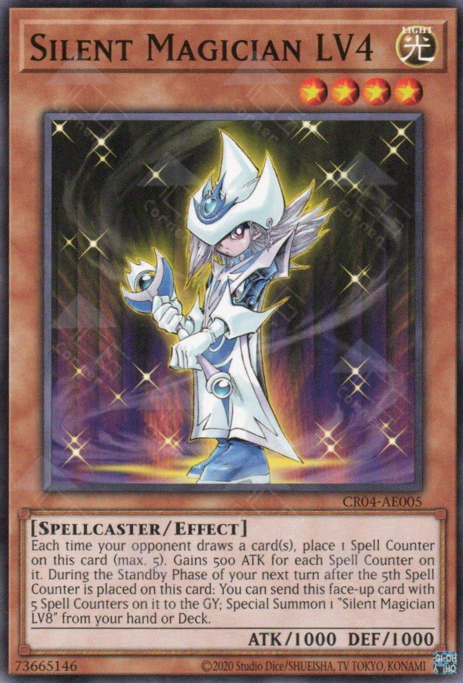 CR04-AE005 Silent Magician LV4 (N) TCG Corner CR04-AE005 Silent Magician LV4 (N) TCG Corner