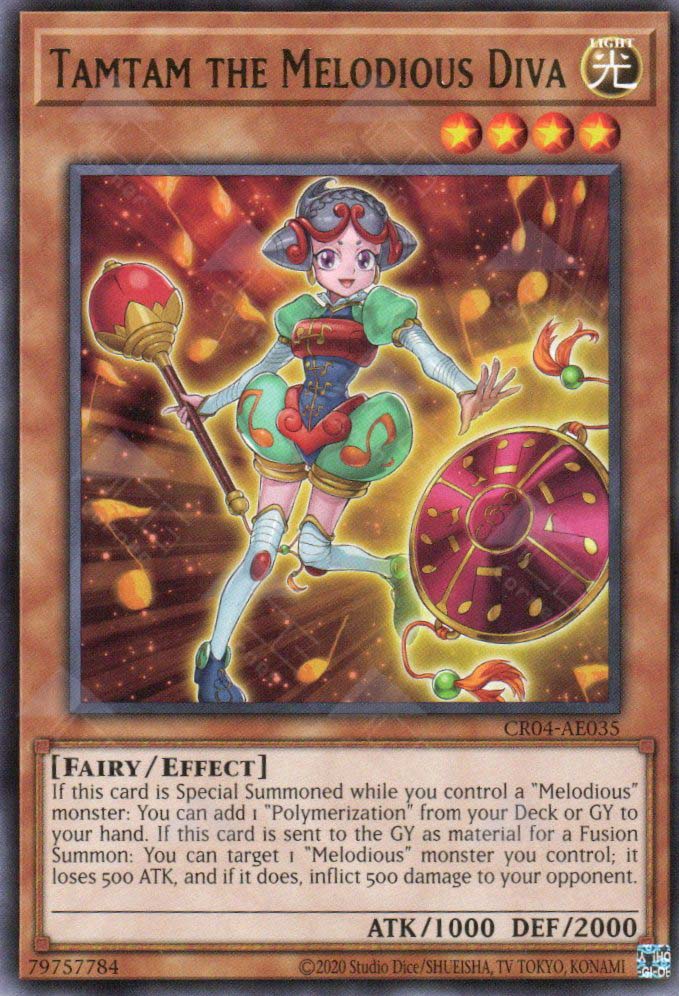 yugioh melodious deck 2020 CR04-AE035 Tamtam the Melodious Diva (R) – TCG Corner