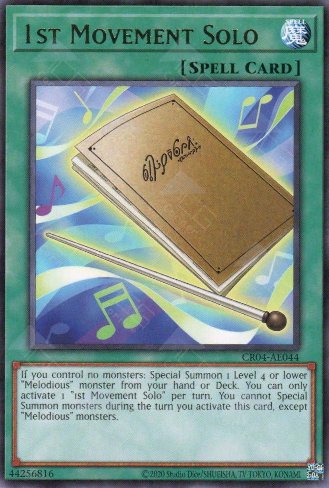 CR04-AE044 1st Movement Solo (R) – TCG Corner