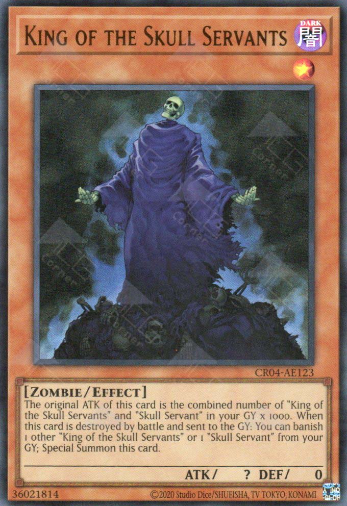 CR04-AE123 King of the Skull Servants (UR) – TCG Corner