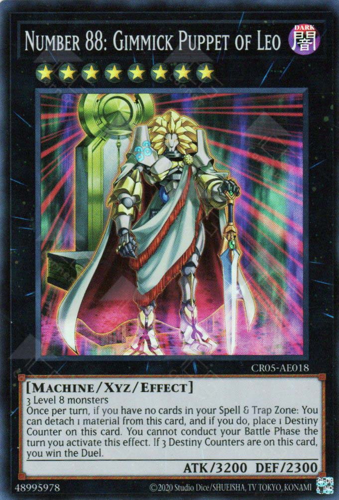 yugioh gimmick puppet cards YuGiOh Shonen Jump Number 88: Gimmick Puppet of Leo JUMP-EN064