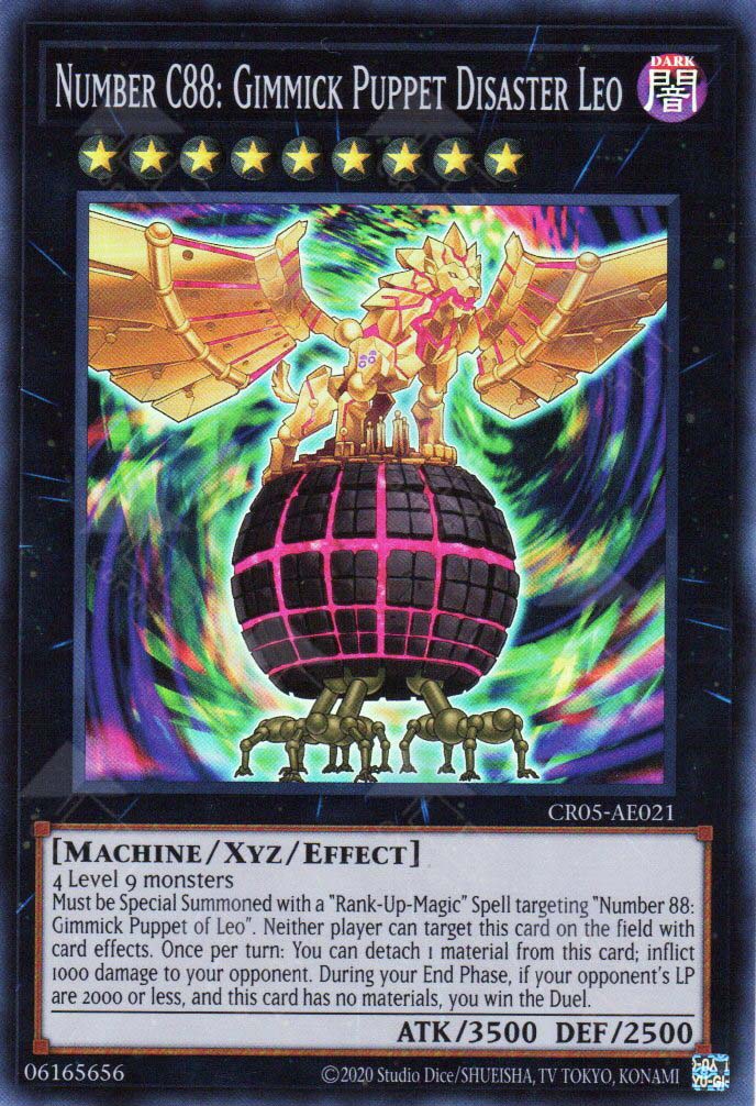 YuGiOh Premium Gold Number C88: Gimmick Puppet Disaster Leo PGLD-EN021 YuGiOh Premium Gold Number C88: Gimmick Puppet Disaster Leo PGLD-EN021
